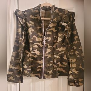 Camo Print Jacket